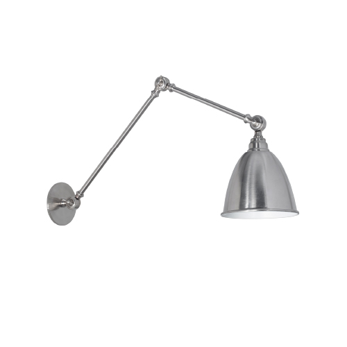 Aplique de pared E27 articulado vintage platil